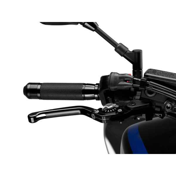 Puig Folding V3 Brake (Black Lever With Blue Selector) Silver